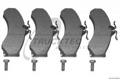 TRUCKTEC AUTOMOTIVE 0235083 -  Комплект тормозных колодок, дисковый тормоз